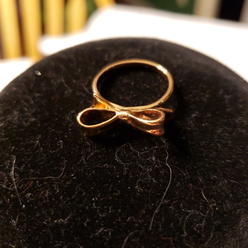 Kate Spade Rose Gold Bow Ring